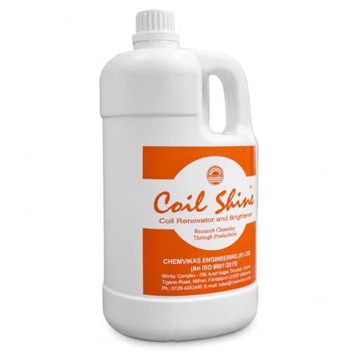 Image of Coil Shine AC Coil Cleaner and Brightener, Fast Foaming Formula, for Split AC, Window AC, Chillers and Heat Exchangers, 1 Litre