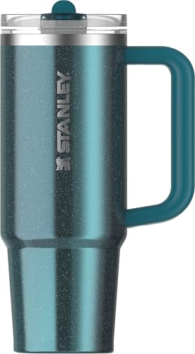 Image of STANLEY Quencher ProTour Flip Straw Tumbler with Leakproof Lid 30 oz| Built-in Straw & Handle | Cupholder Compatible for Travel | insulated Stainless Steel Cup | BPA-Free | Ponderosa Shimmer