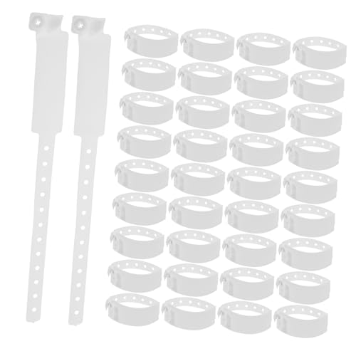 100 pulseras médicas desechables, pulseras de identificación, pulseras de identificación, pulseras de hospital, accesorio de hospital, pulsera para paciente, PVC