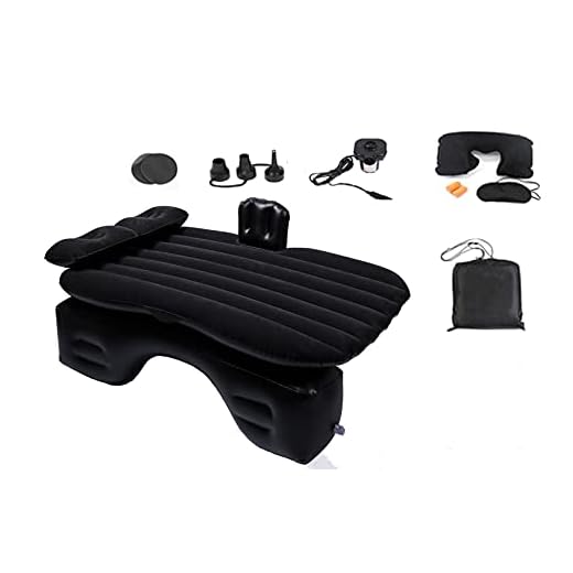 Onirii Camas de carro, colchão de ar inflável para carro, assento traseiro, campismo, colchão de ar, cama inflável, colchão de viagem de carro, colchão de dormir para carro, universal, SUV