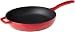 Lodge EC11S43 Enameled Cast Iron Skillet, 11-inch, Red