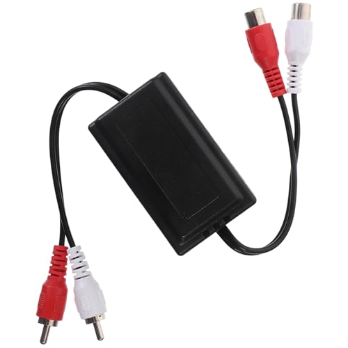 IWOWHERO Filtros De Audio Aislador De Bucle De para Coche De Bucle De Filtro De Ruido para Estéreo Doméstico Aislador De Ruido De Amplificador De Automóvil