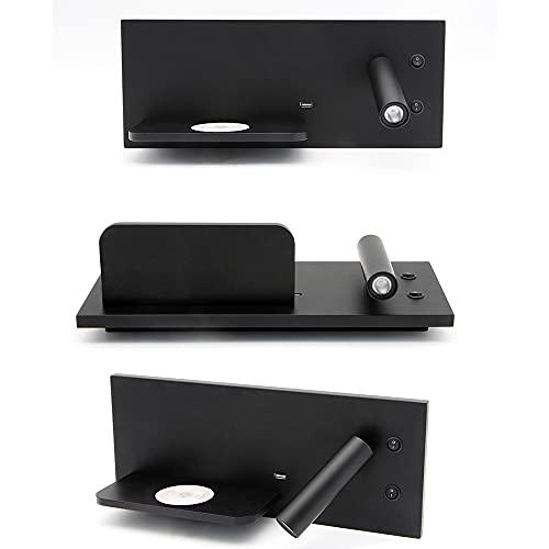 Applique lit gain de place avec chargeur induction pour smartphone