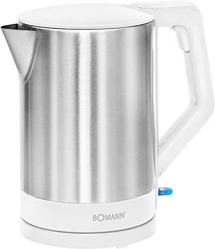 Bomann WKS 3002 CB Wasserkocher 1,5 L, verdecktes Edelstahlheizelement, automatische Abschaltung, Basisstation mit… – Bild 3