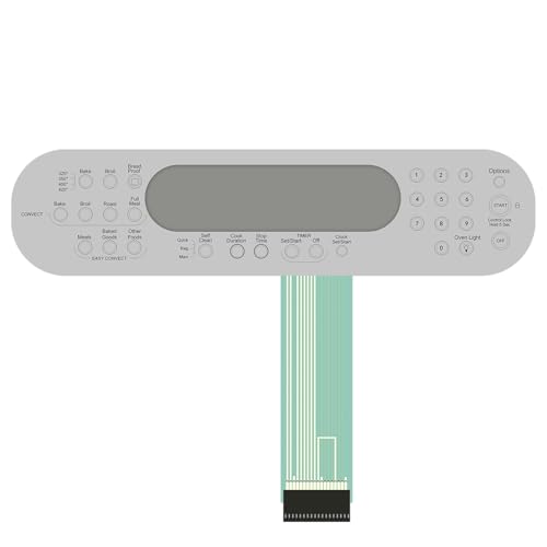 Teclado de membrana para horno Whirlpool que arregla el fallo táctil en panel 1066317
