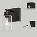 Rayogale Battery Operated Wall Sconce Set of 2, Rechargeable, Wireless, Dimmable, Timer, Remote, Touch Control, 3000K, USB-C Charging for Living Room, Bedroom Black (Include 2 Special Bulbs)