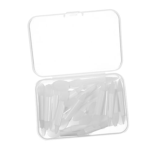 Mikinona Silicone Lip Brush Set 6pcs Mini Makeup Brushes Lipstick Applicator for Women