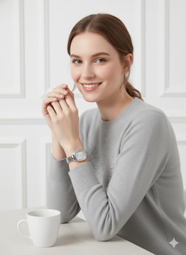 Image of Designer Stylish Watch Elegant Classic Casual Wrist Watch Square Small Face Ultra Slim Ladies Watches