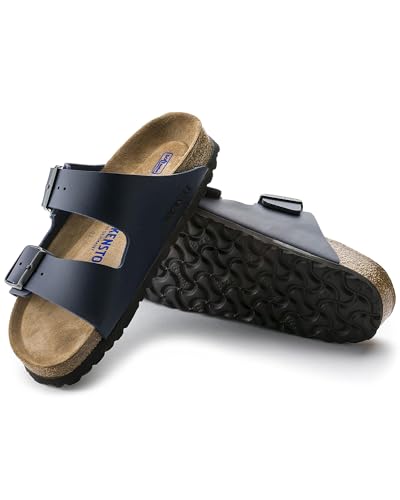 Image of Birkenstock Unisex Arizona Navy Birko-flor Sandals - 11-11.5 B(M) US Men