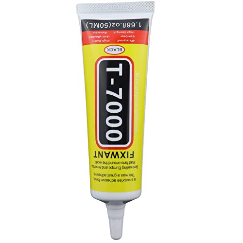 FIXWANT T-7000 Upgrde Glue for Phone Glass Fabric Craft Loudspeaker, T7000 High Viscosity Glues for Cell Phone Screen Repair (1 x 50ML/1.68fl.oz)
