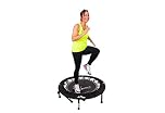 MaXimus HIIT Bounce PRO | Exercise Trampoline For Adults with Handle Bar | Folding Rebounder with Flat or Incline For Awesome Cardio Strength & Tone | Includes DVDs for Fitness, Runners & Weight Loss