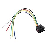 YananAC 6-Pin Kabelbaum-Reparatursatz Rear Light Wiring Harness Repair Kit 21 cm Rear Light Wiring Harness Plug Compatible with A1 Q3 6Q0937702 2011-2016