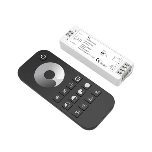Atenuador LED 12V 24V para solucionar el parpadeo de luz con mando RT1