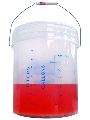 2 Gallon Graduated Mixing Bucket with Spout