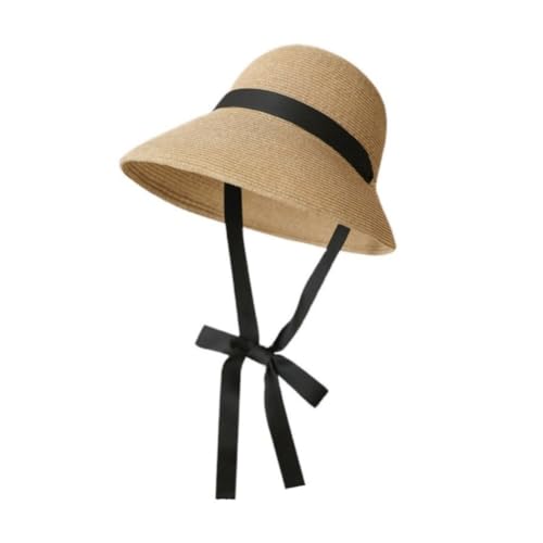 Chapeau de paille de vacances pour femmes pliable contre les coups de soleil