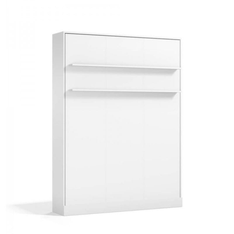 MUEMUE Cama abatible Vertical Blanco 150x200cm