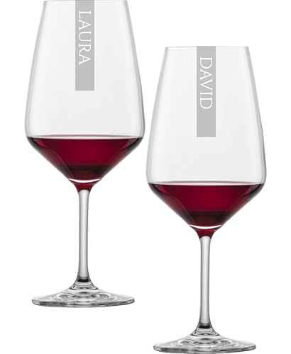 Bordeauxgläser 2er Set mit Gravur Namen | 565ml Schott Taste (Neu: Tulip) Weinglas | Spülmaschinenfest | Weinglas mit personalisierter Lasergravur | Bordeauxpokal 2 Stück Bordeauxgläser 2er Set mit Gravur Namen | 565ml Schott Taste (Neu: Tulip) Weinglas | Spülmaschinenfest | Weinglas mit personalisierter Lasergravur | Bordeauxpokal 2 Stück