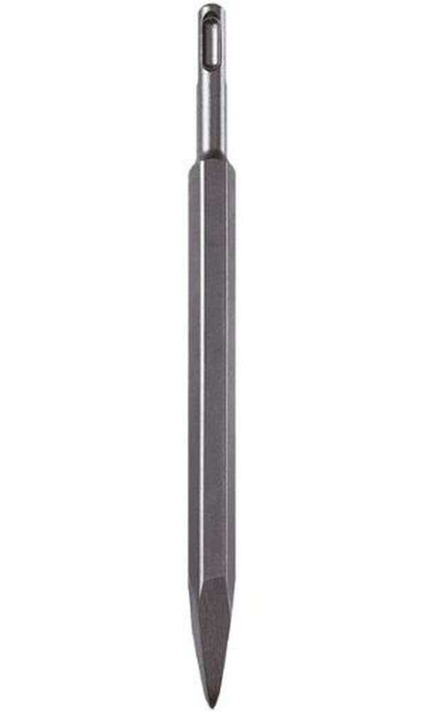 wolfcraft Pointed Chisel, SDS Plus Shank I 7910000, Schwarz