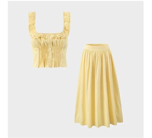 Ensemble 2 pièces rétro pour affiner la silhouette sans étouffer en été