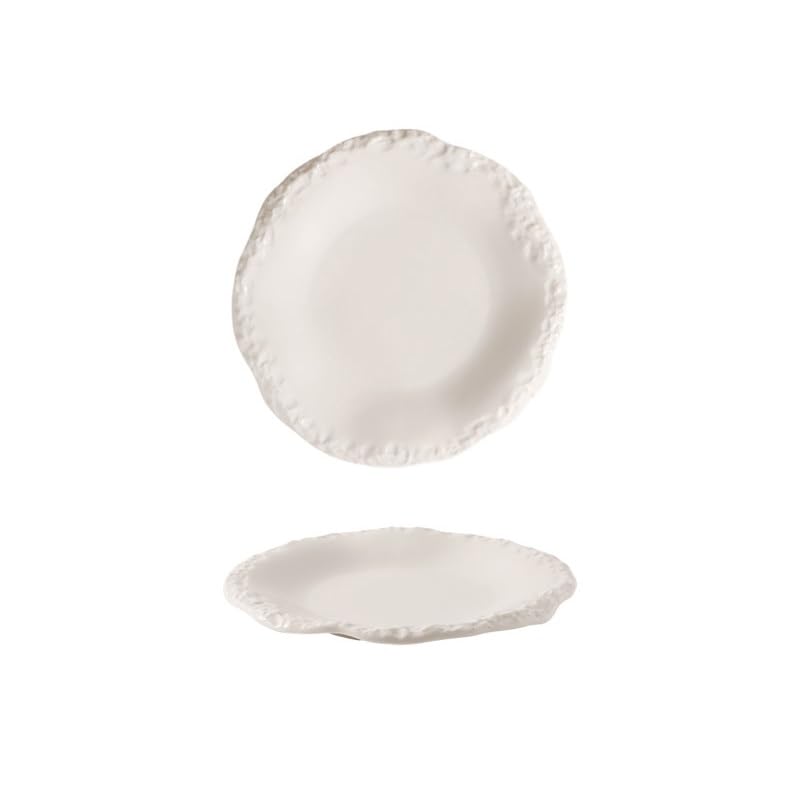 TEESONG Talerz obiadowy talerze do naczyń 20 cm kreatywny wzór skały płyta krawędziowa naczynie ceramiczne hotel restauracja kuchnia zastawa stołowa talerz obiadowy talerze obiadowe można układać w