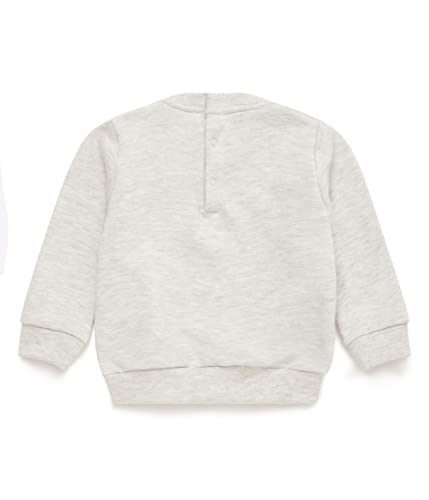 Petit Bateau A034U Felpa, Beluga Chine, 6 Mois