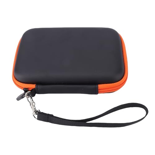 Jectse Étui de Transport Rigide, Sac de Rangement Portable Résistant à l'eau et aux Chocs avec Sac en Filet intégré et Emplacements pour Cartes, pour Mini Disques Durs Externes