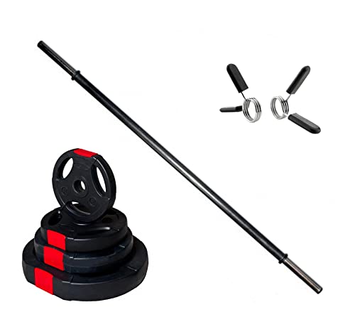 POWER-XTREME 19,5kg Aerobic/Gymnastik Hantelset Pump-Set, 30mm | 140cm...