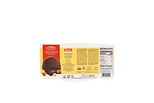 Loacker Tortina Premium Chocolate Coated Wafer, Dark Noir 125g/4.41 oz.
