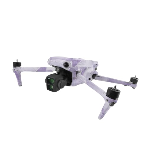 Image of MightySkins Glossy Glitter Skin Compatible with DJI Air 3 - Round Amethyst | Protective, Durable High-Gloss Glitter Finish | Easy to Apply