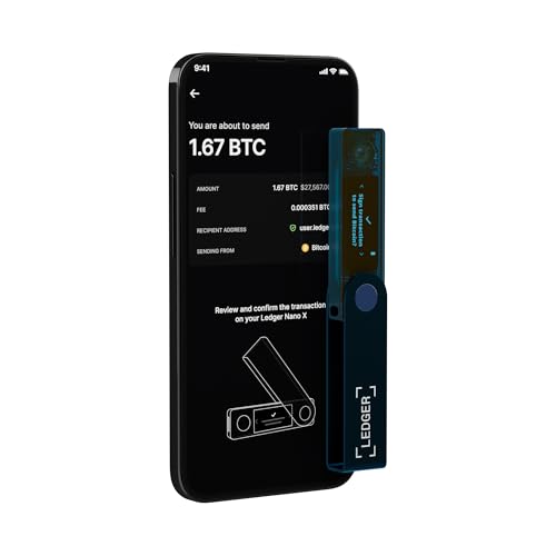 Image of Ledger Nano X Crypto Wallet Signer - Securely Manage All Your Crypto Assets with This Bluetooth Enabled Classic - Blue