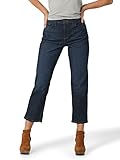 Lee Women's High Rise Vintage Straight Leg Jean, Inner Strength, 4