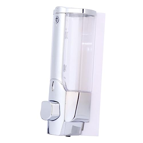 ABOOFAN 1Pc Wall Mounted Soap Dispenser for Home Hotel Refillable Liquid Soap Holder Container for Shampoo Conditioner Shower Gel and More