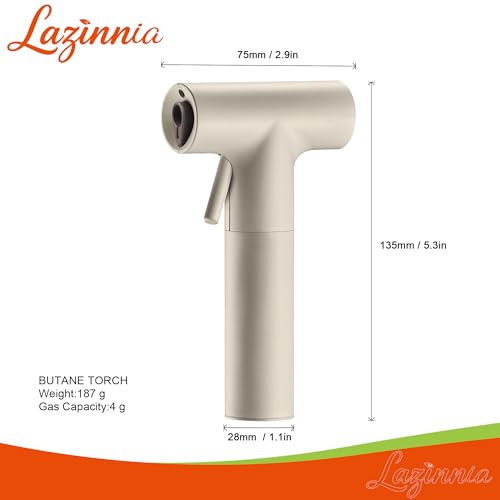 Soplete recargable con llama ajustable para cocina miniatura 6