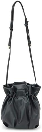 Amazon Co Jp Opaque Clip Drawstring Shoulder Bag Black Shoes Bags