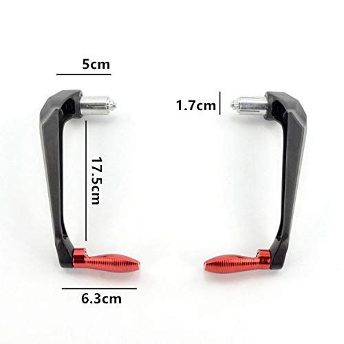 Meiyiu Protetor de guidão de motocicleta, universal de 22 mm de 22 mm para guidão de motocicleta pra