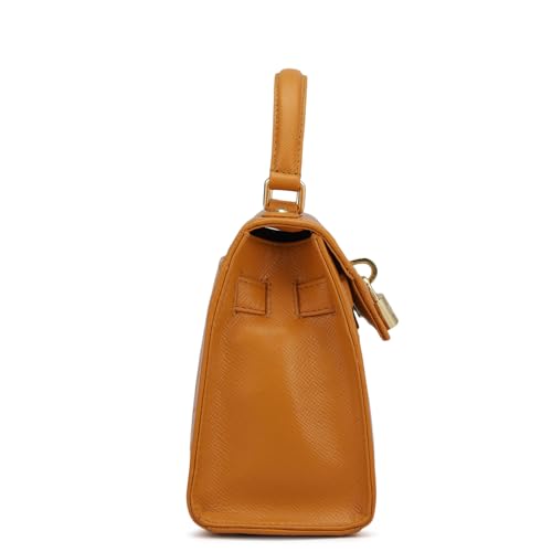 Image of Da Milano Leather Small Satchel