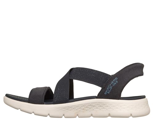 Image of Skechers Women's Go Walk Flex Sandal - Glimmer Up Hands Free Slip-ins