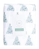 The Farmhouse by Rachel Ashwell Christmas Winter Sheet Set (Magical Pine Trees, Queen)