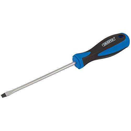 Draper 63256 Engineer's Plain Slot 4.0mm Flared Tip Screwdriver, 100 mm Blade Length