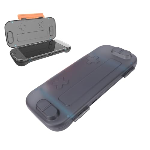 Denash Switchs 2�p�L�������O�P�[�X�ASwitchs 2�Q�[���R���\�[���ɓK������ی�P�[�X�A���N�����W���C�X�e�B�b�N�ی�J�o�[�t���|�[�^�u���g���x���X�g���[�W (ORANGE)