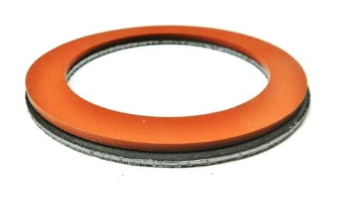 3-1/2" Gasket Set Silicone Rubber & Graphite for Vacuum Casting Perforated Flask by JTS