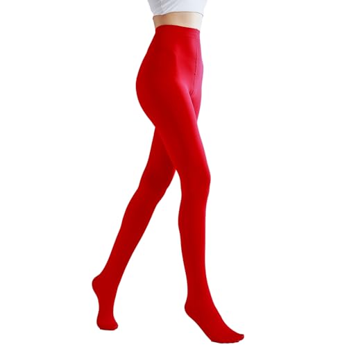 80D Tights For Women Soft Solid Color Stretchable High Waist Footed Pantyhose Fall Clothes with 14 Colors2