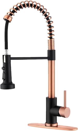 Image of Kitchen Faucet - Commercial Spring Pull-Down Sprayer, High Arc Single Handle, Stainless Steel, Hands-Free Sensor