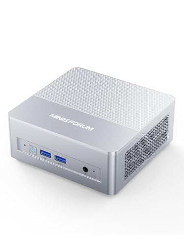 Image of MINISFORUM X1 Lite-255 Mini PC AMD Ryzen 7 255 (8C /16T, Up to 4.9GHz), 64GB DDR5 1TB SSD, USB4 /HDMI /DP 8K@60Hz Video Output, 2.5G LAN, OCuLink, Wi-Fi6E, BT5.2, Radeon 780M, Mini Computers Office Home