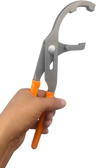 Miniatura 8 de Alicates de filtro de aceite pequeños de 9 pulgadas, llave de filtro de aceite ajustable, herramienta de extracción de filtro de aceite