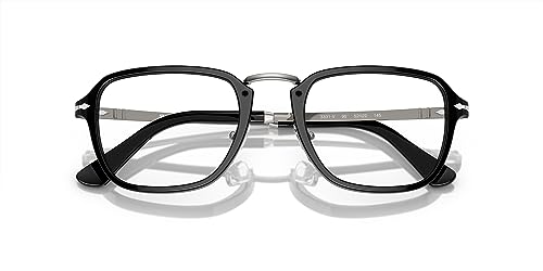 Image of Persol mens Po3331v Rectangular Prescription Eyewear Frames
