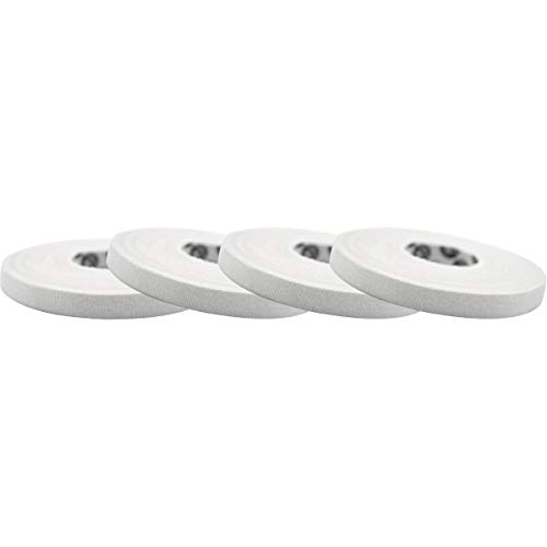 Monkey Tape 4-Pack (0.3” x 15yds, White) Premium Jiu Jitsu Sports Athletic Finger Tape - for BJJ, Grappling, MMA, & Judo