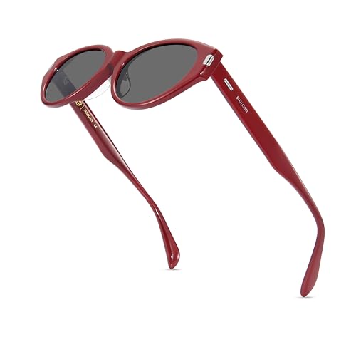 Image of Retro Polarized Cat-Eye Sunglasses for Women Men UV400 Protection
