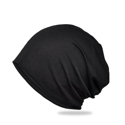AFCJLTO 1 PCS Cappello Unisex in Cotone Elasticizzato e Lungo, Stile Slouch Leggero, Ideale per Sci, Running, Notte - Berretto Estivo Jersey Cotone Leggero, Perfetto per Uomo e Donna