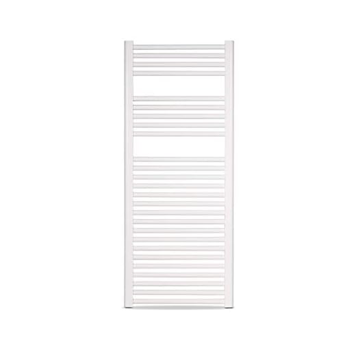 Radiador Toallero Cicsa ZETA T * Radiadores Toalleros de Agua Caliente Calefaccion (Medidas 1200 x 500 mm) * Secatoallas de Baño con (450 Ejes) * En Color Blanco * 10 AÑOS de Garantía
